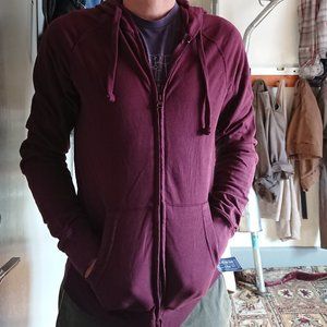 new S 100% cotton American Rag zippered hoodie